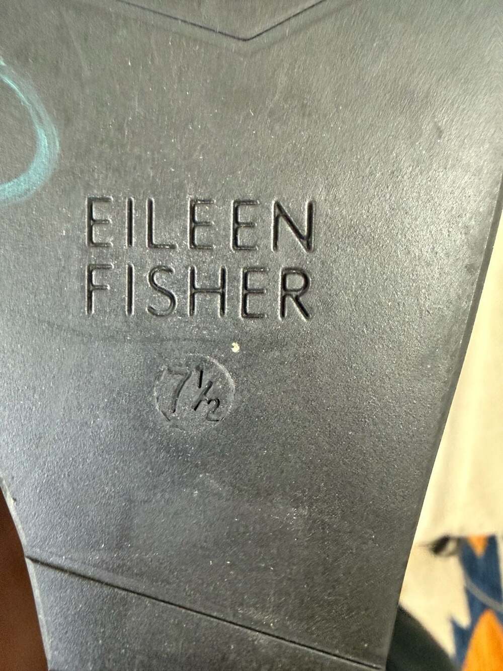 Eileen Fisher Draw Draped Suede Platform Wedge Sandals - Picture 5 of 6
